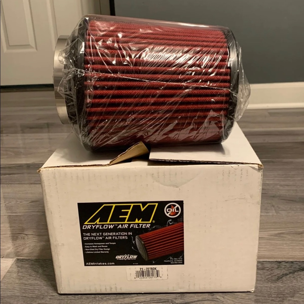 Brand new aem air filter for cold air intake